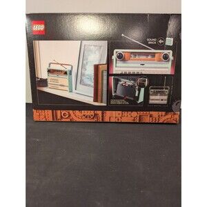 LEGO Icons 10334 Retro Radio (906 pcs) – New / Sealed Box, Adult Collector Build